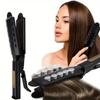 2 in 1 Flat Iron Wide Plate Straightening Iron Hair Styling Tools Professional Straightener  Travel