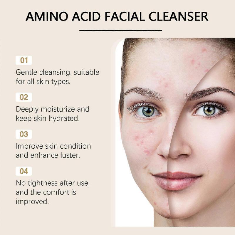 Amino Facial Cleanser Gentle Clean Skin Delicate Pores Skin Care Cleanser LA643