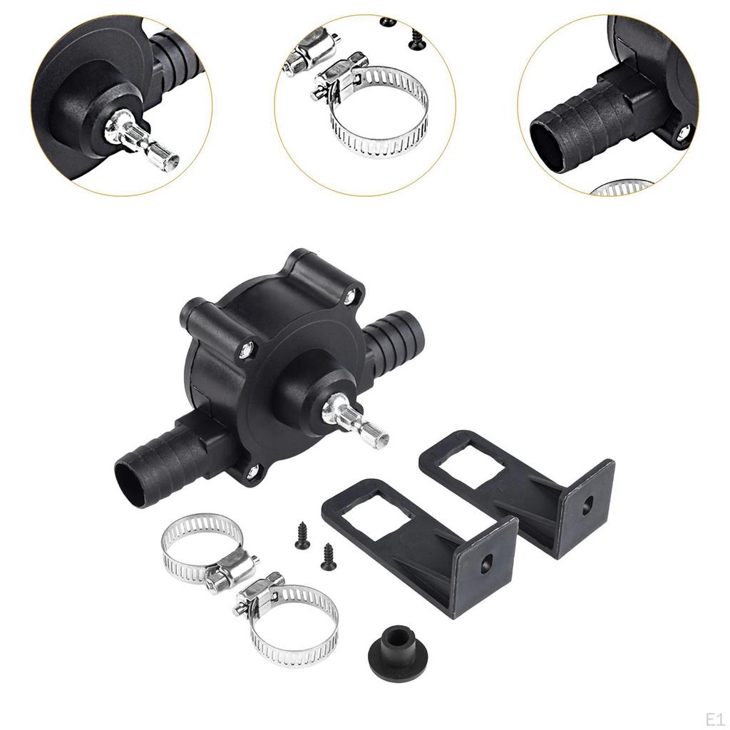 Electric Drill Pump Multifunctional Household Hand Drive for Tank Pond