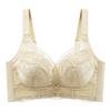 Thin Lingerie Sexy Lace Plus Size Bra No Steel Ring Bra Gathered and Adjusted Bra with A Retractable Accessory