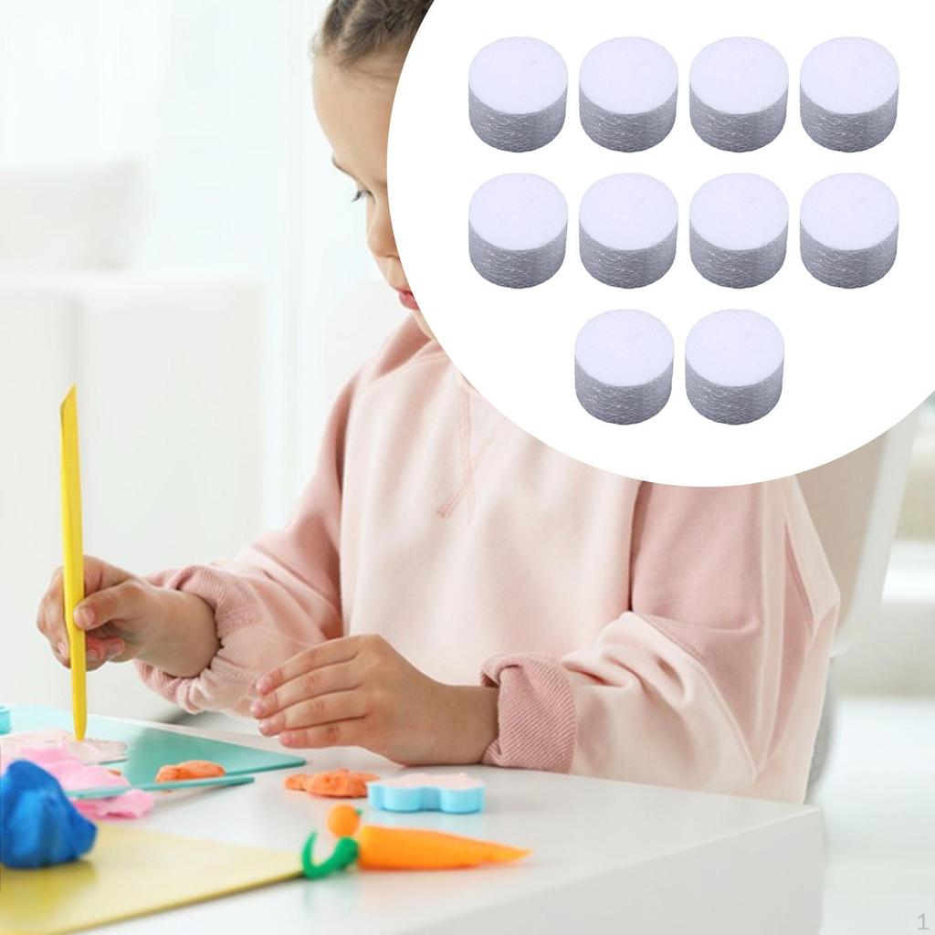 10 Pieces Foam Cylinders ,White ,Painting Supplies, Carving Craft Material Circles for Crafts