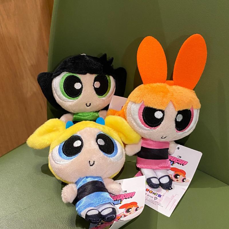 Entzückendes Powerpuff Girls Plüschtier Weiche Cartoon Blossom Bubbles Buttercup Puppe
