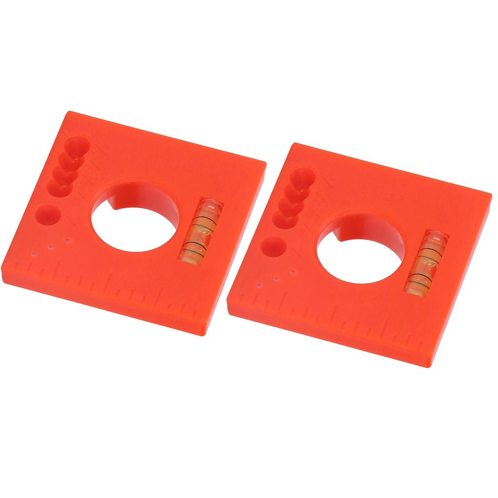 2Pcs Trim Marks Offset Ruler Multifunction Parallel Lines Level 45 Degree Cutting Marking Tool