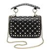 Women's Sheepskin Rivet Shoulder Bags Luxury Shoulder Bags New Fashion Chain