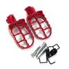 Black/Silver Motorcycle Foot Pegs Springs Bolts Dirt Bike Footrest Motorcycle Pedals  Motorbike