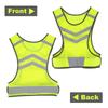 Reflective   Vest, High Visibility Vest Night Warning Reflector with Front Ket for Cycling, Running, Hiking