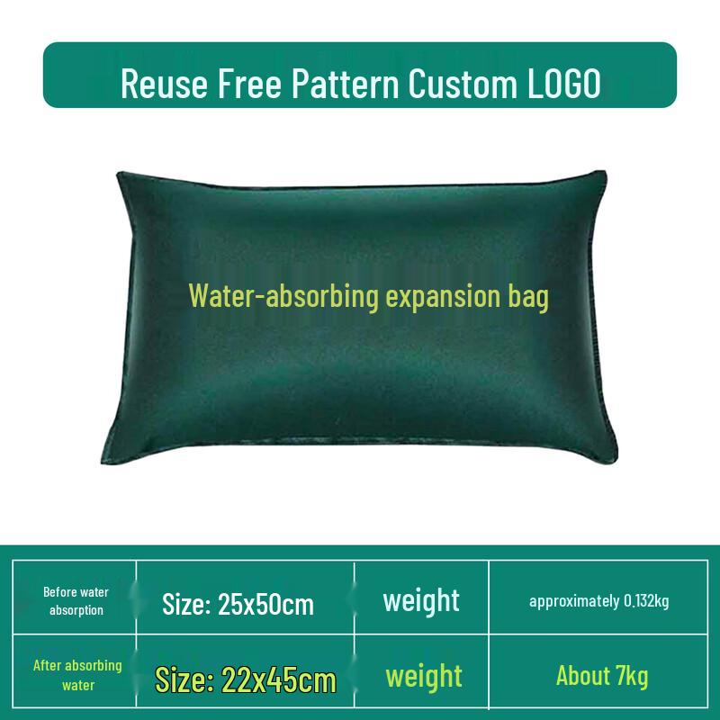 Expandable Water-Absorbing Flood Barrier Sandbag