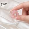 Multi-layered Petal Napkin Ring 6Pcs Pink Flower Rings Acrylic Holders Hotel Banquet Table Accessories Reusable Elegant Dinner Rings for Wedding