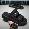 Fashion Men Summer Slippers Breathable Luxury Sandals Shoes Beach Classics Leather Mens Slippers Outdoor Flip Flop Indoor Slides Man