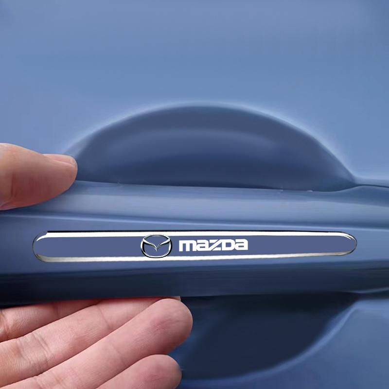 4 Stück Transparenter Autotür-Kollisionsschutz Stoßstangenleiste Aufkleber Für Mazda 3 6 CX5 2 CX3 CX9 MX5 RX8 Axela Demio MS CX5 2 Axela Demio Atenza MS