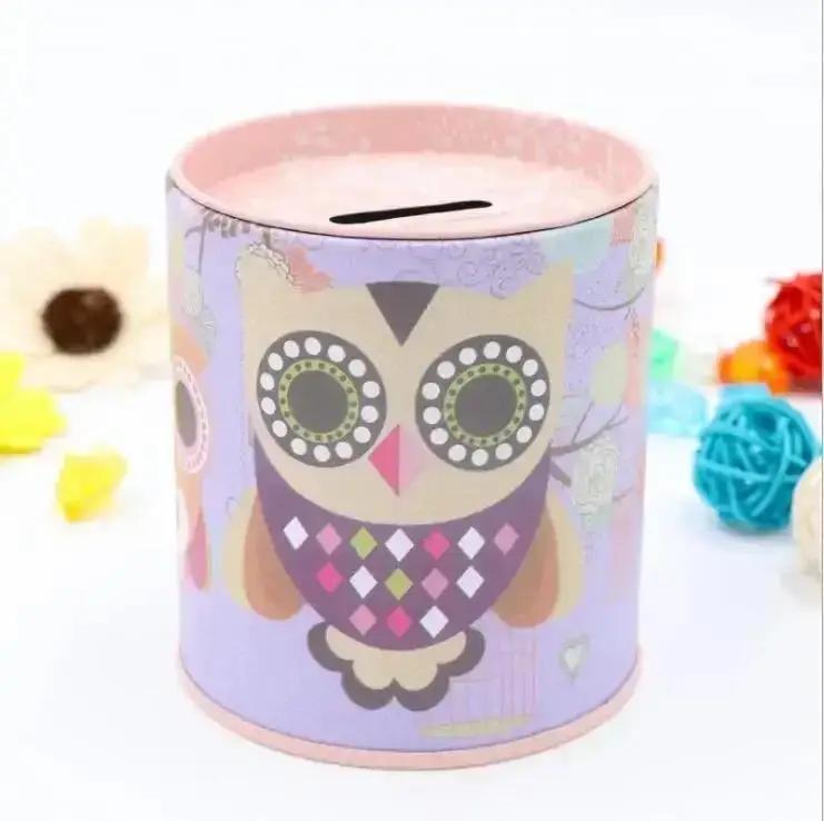 1Pcs Brand New Metal Piggy Bank Coin Box Jewelry Storage Mini Tin Gift Cute Organizer Savings Home Accessories Living Decoration