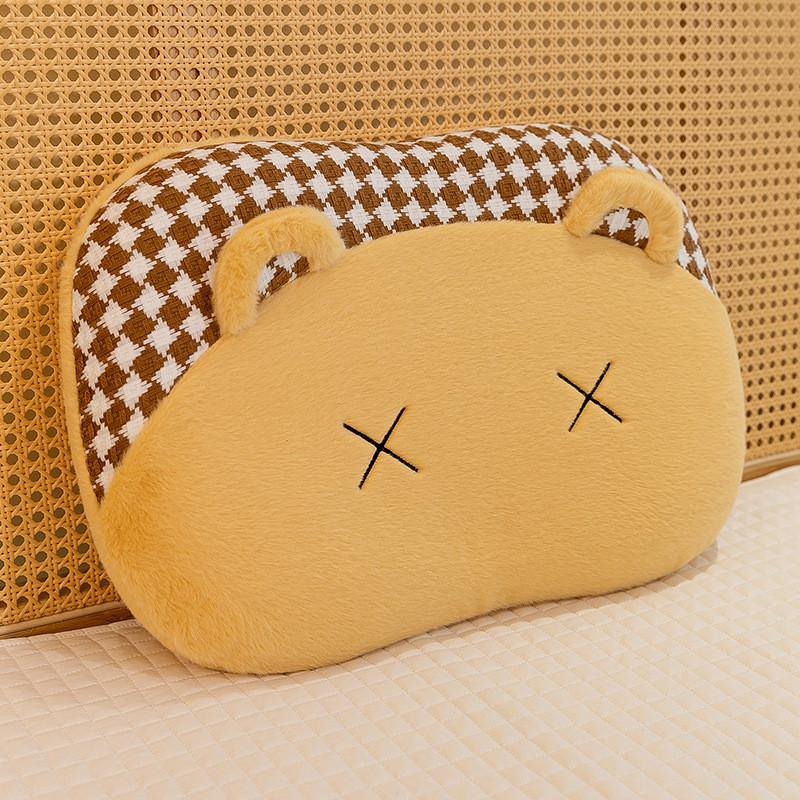 Frog Rabbit Cat Bear Plush Back Cushion Pillow Bedroom Decoration Cartoon Gift