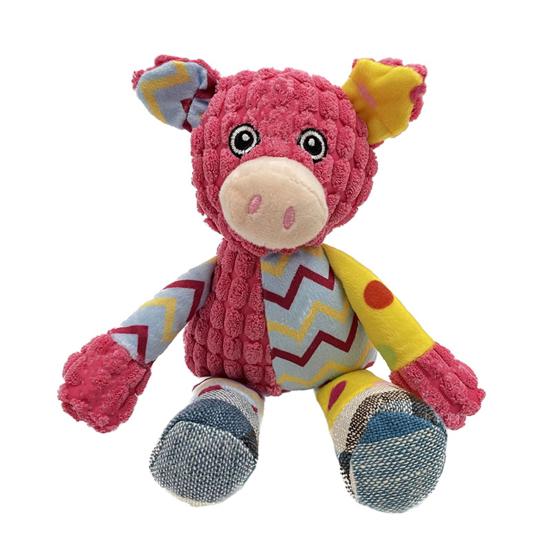 Pet Plush Toy Bite Resistant Interactive Dog Squeaky Toy Animal Shaped Pet Chew Toy Pet Supplies