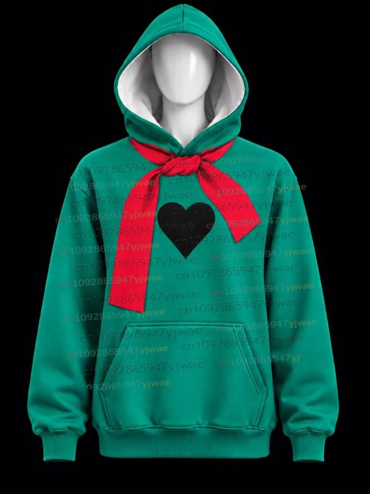 Game Deltarune Kris Cosplay Hoodie Unisex Streetwear Winter Long Sleeve Casual Hooded Sweatshirt 3D Print Pullover Men Women Top