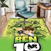 Ben 10 Cartoon Pattern Rug, Indoor/Outdoor Mat, for Picnic, Gameroom, Bedroom, Office, Living Room, Home Decor Carpet, Birthday Gift