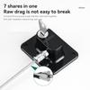 Combination Refrigerator Lock No Drill Adhesive Mount Heavy Duty Steel Cable  for Home Kitchen Fridge Cabinet Drawer