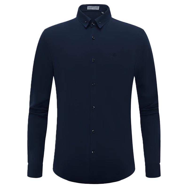 Giovanni Valentino Men s Silk Blend Long Sleeve Shirt XXL