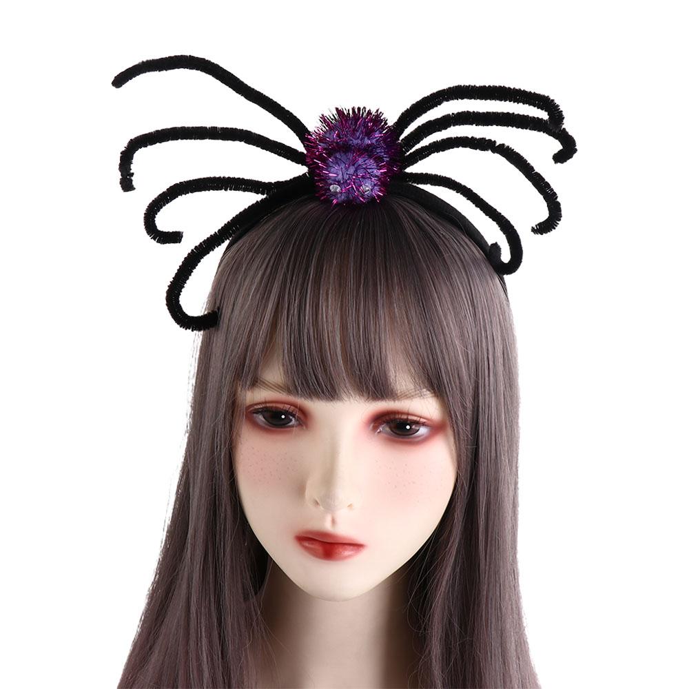 Aranha de pernas longas, arco de cabelo feminino, faixa de cabeça de Halloween, presente de aranha de Halloween