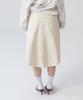 Gyeong Double Knee Skirt_Ivory