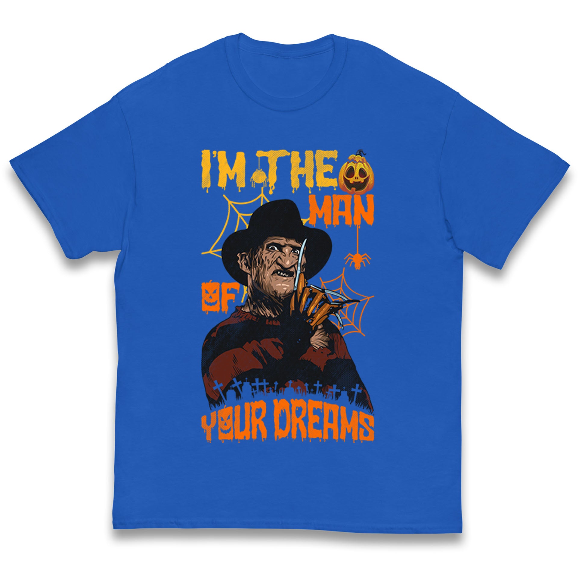 

Freddy Krueger I Am The Man Of Your Dreams Halloween Kids T Shirt 150