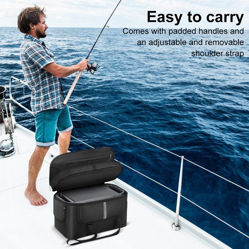 Carrying Case for DJI Power 1000 Portable Power Station Bag Protective Case Waterproof Dustproof with Shoulder Strap & Handle