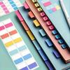 120pcs multifunctional, writable plastic index tags - reusable page markers and document file organizer for office management