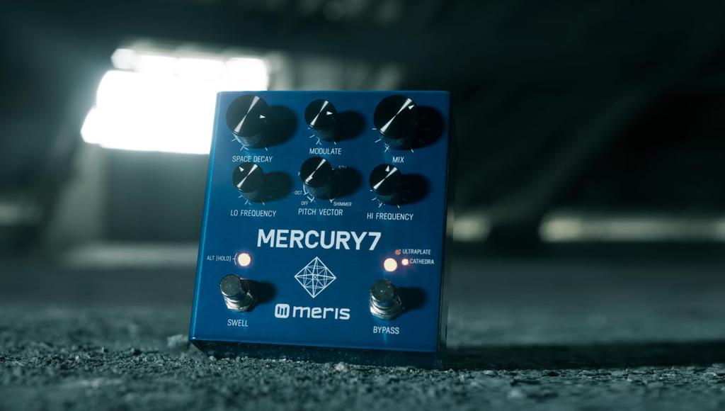 Meris Mercury7 Reverb Pedal Reverb Pedal Effector M7P-DST