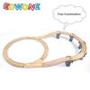 All Kinds Wooden Track Accessories Wooden Railway Train Track Parts Fit for Brand Wood Tracks Railway Toys for Children Gifts