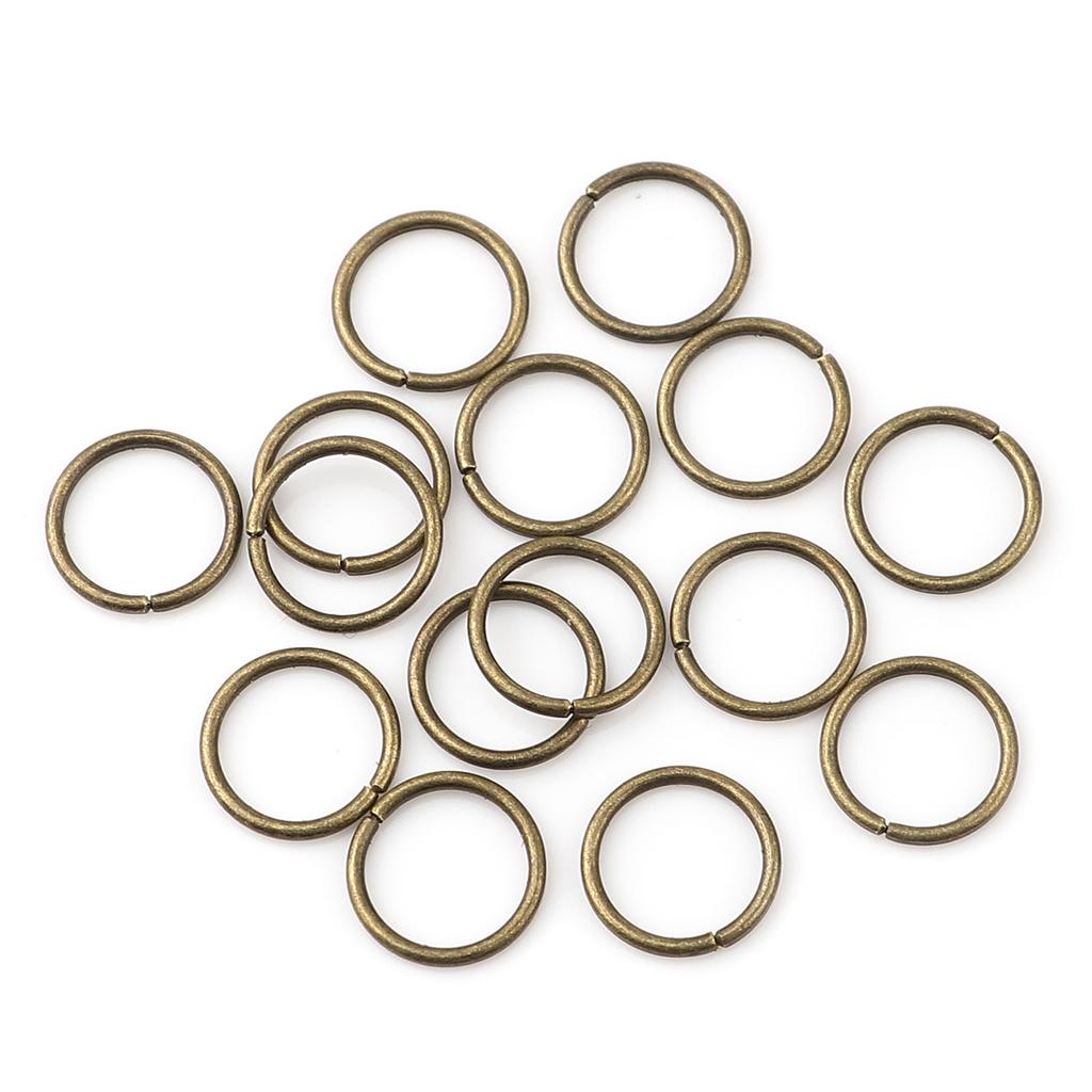 200 PCs/Set Multi-size Multi-Color Iron Based Alloy Open Jump Rings Findings Circle Ring for Making Jewelry DIY 3-12mm Wholesale