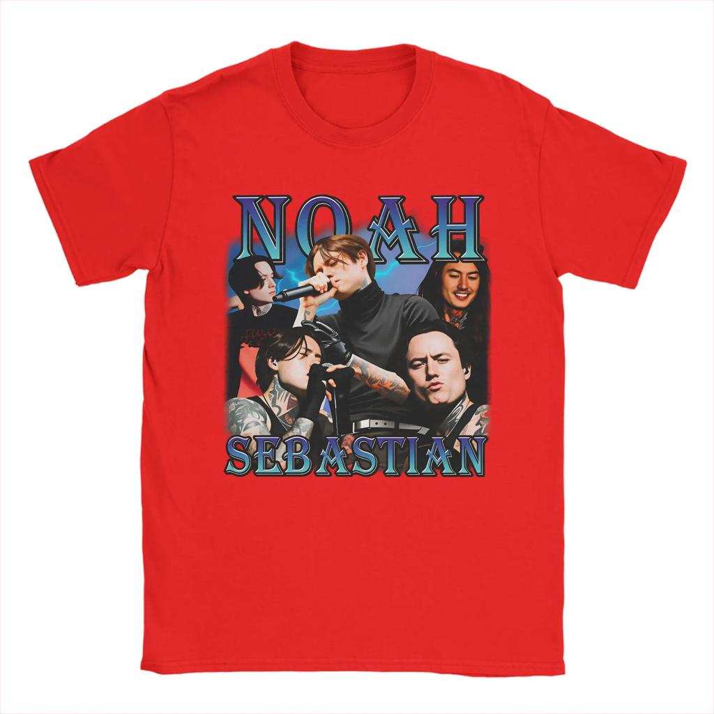 Casual T Shirt Summer Noah Sebastian T Shirts Cotton Tee Shirt for Couple Y2K Basic Pattern Short Sleeve Tees