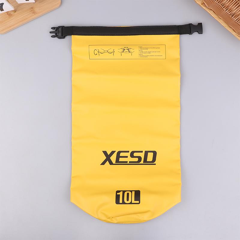 Borsa Impermeabile da Nuoto 500D Dry Sack 2/5/10L Borse Impermeabili Galleggianti per Attrezzatura Asciutta per Nautica Pesca Rafting Nuoto