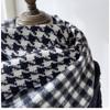 Qiandongge Scarf Women's Autumn and Winter New Double-sided Imitation Cashmere Plaid Shawl Warm and Thickened Scarf