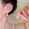 Dopamine Flower Ear Hooks: Holiday-Style, No Piercing, Cute Seaside Earrings for Women
