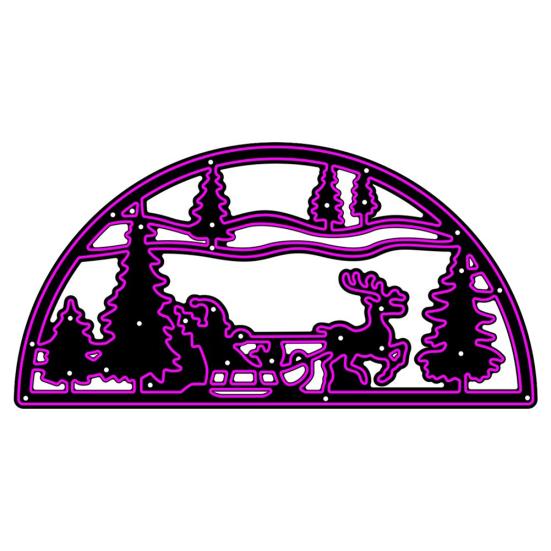 Christmas Tree Sleigh Metal Cutting Dies DIY Scrapbooking Paper Card Photo Craft