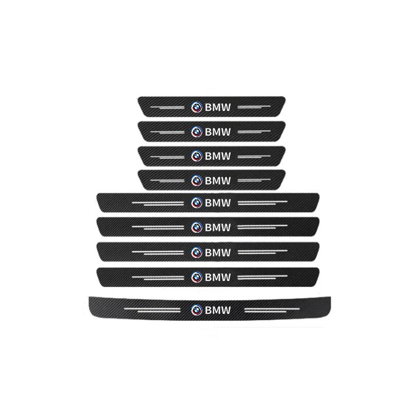 Carbon Fiber Car Sticker Threshold Protection Strip Trunk Sticker for BMW G08 F15 F16 G20 E34 F94 F95 G30 G11 E46 Accessories JLBFS1