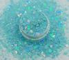 Hot Selling High Sparkle Holographic Epoxy Resin Chunky Glitter for Crafts Nail Face Body