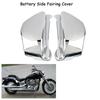 Gloss Black Motorcycle Battery Side Covers for Honda Magna VF750 VF750C 1994-2004 Fairing Side Panels Protector Guard Trim Replacement Kit