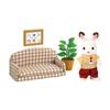 Sylvanian Families Doll Furniture Set Chocolate Rabbit Father DF-07 ST Mark Certified 3 Years Older Toy Dollhouse EPOCH