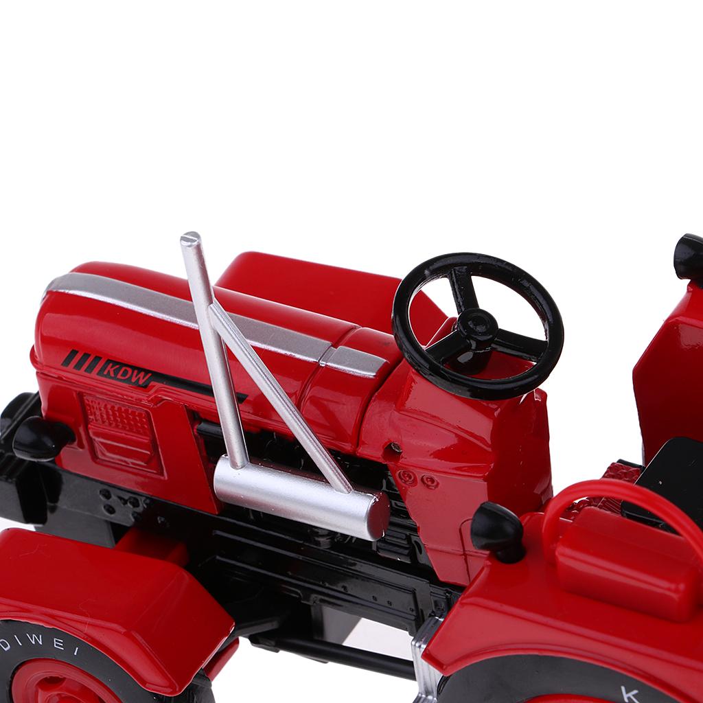 1/18 Scale Alloy Farm Retro Tractor Toy, Clear Structure Safe Alloy Engineering Vehicles Toy for Kid's Toy for Collection