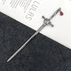 New Antique Metal Sword Hairpin Women's Fashion Chinese Simple and Creative Pan Hairpin Jewelry Temperament Headwear Accessories