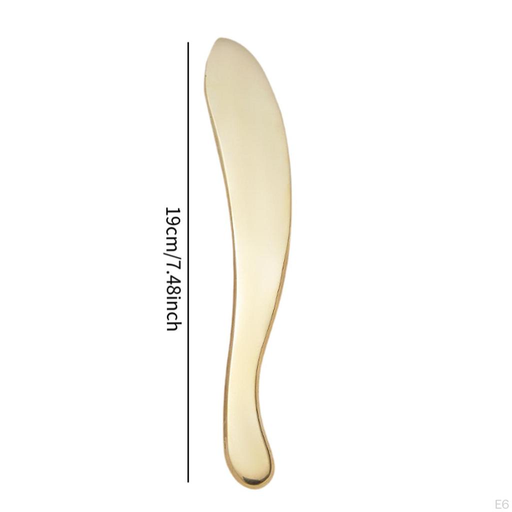 Gua Sha Facial Tool Brass Professional Handheld Portable Guasha Board for Face