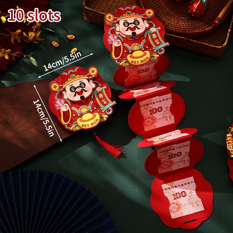 Horse Year Foldable Hongbag New Year Red Envelope Chinese Traditional Red Money Pouch Lucky Money Pouch New Year Gifts