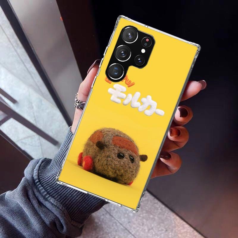 Cute PUI PUI MOLCAR Phone Case For Samsung Galaxy S23 S24 S25 Edge S26 Ultra S22 + S21 Plus S20 FE Cover Silicone Print Shell Ga