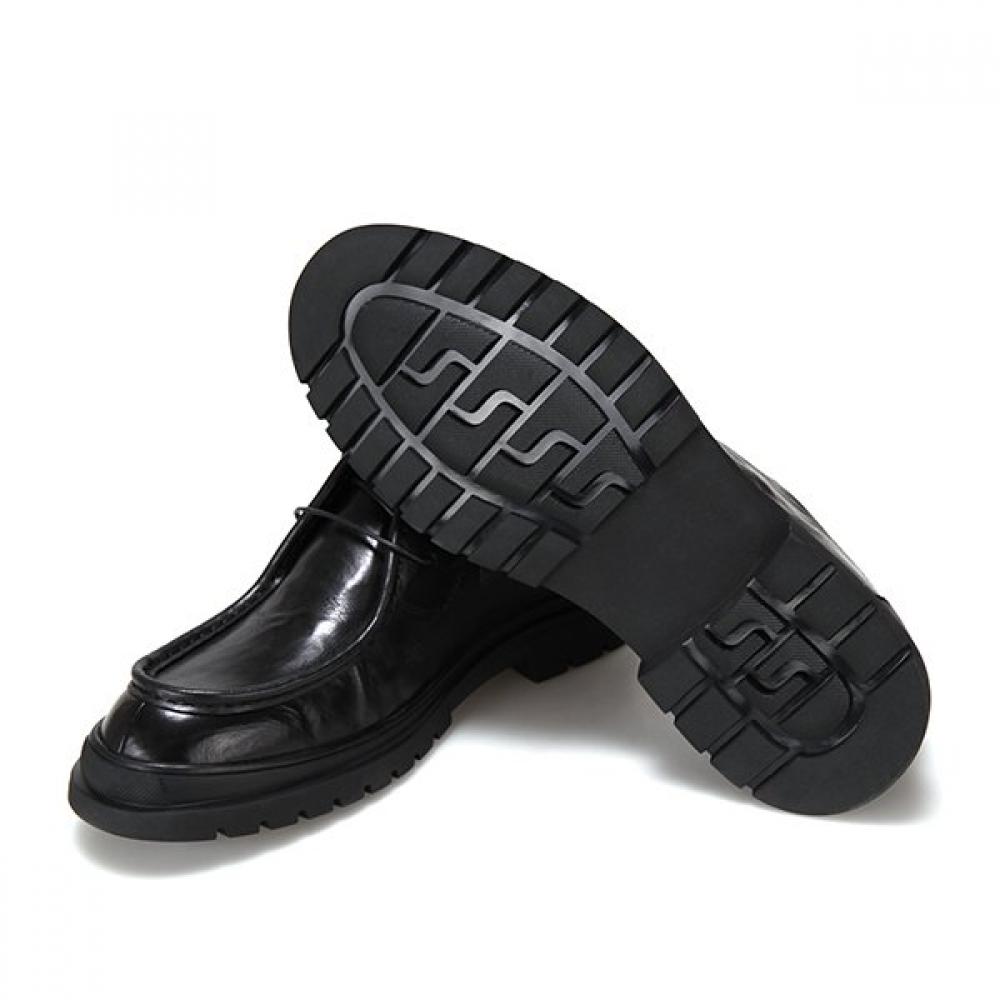 Barbara Cowhide BaSic 3cm Men S Derby Loafer Bmh105bk