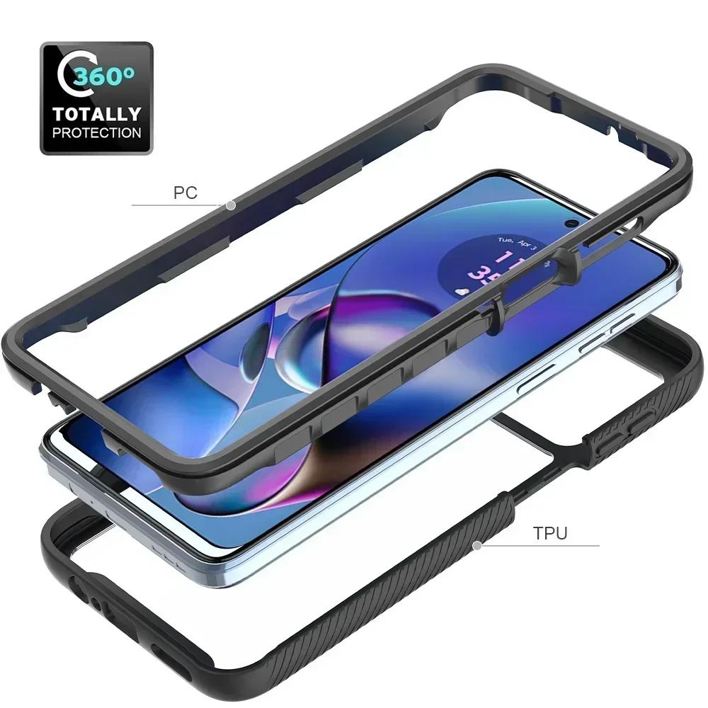 Per Motorola Moto G86 Power G56 G77 G87 G55 G35 G24 G54 Power 5G Custodia Trasparente Cover Posteriore Custodia Moto G84 Telefono G14 G 86 G04s funda