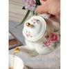 Noble Bone Kina tekanne 500 ML Pink Camellia Kaffekannesett Hjem Høykvalitets porselenskjele kanne Party Cafe Teaware Tea Pot Puer