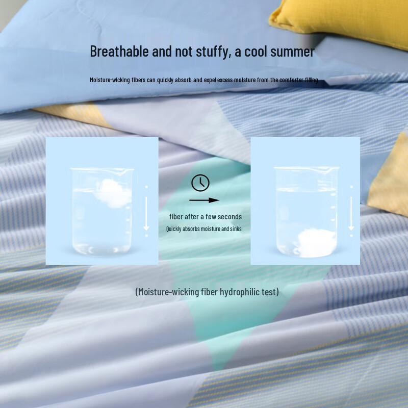 Mercury Home Textiles Waschbare Baumwoll-Sommerdecke