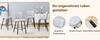 101cm High Light Grey PU Material Bar Chair Two-Piece Set: Ergonomic Backrest, Comfortable and Stylish.