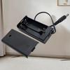 1/5Pcs DC 5.5X2.1MM Plug AA 2X Slot Battery Holder Case 3V AA Battery Box With Switch And Cover DIY Accessories