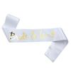 Gold Foil Bachelorette Party Sash Set: 'BRIDE TO BE' & 'TEAM BRIDE'